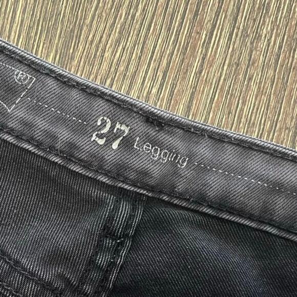 Levi's Skinny Legging Jeans High Rise Denim Cotton Blend Stretch Gray Size 27 - Picture 6 of 12